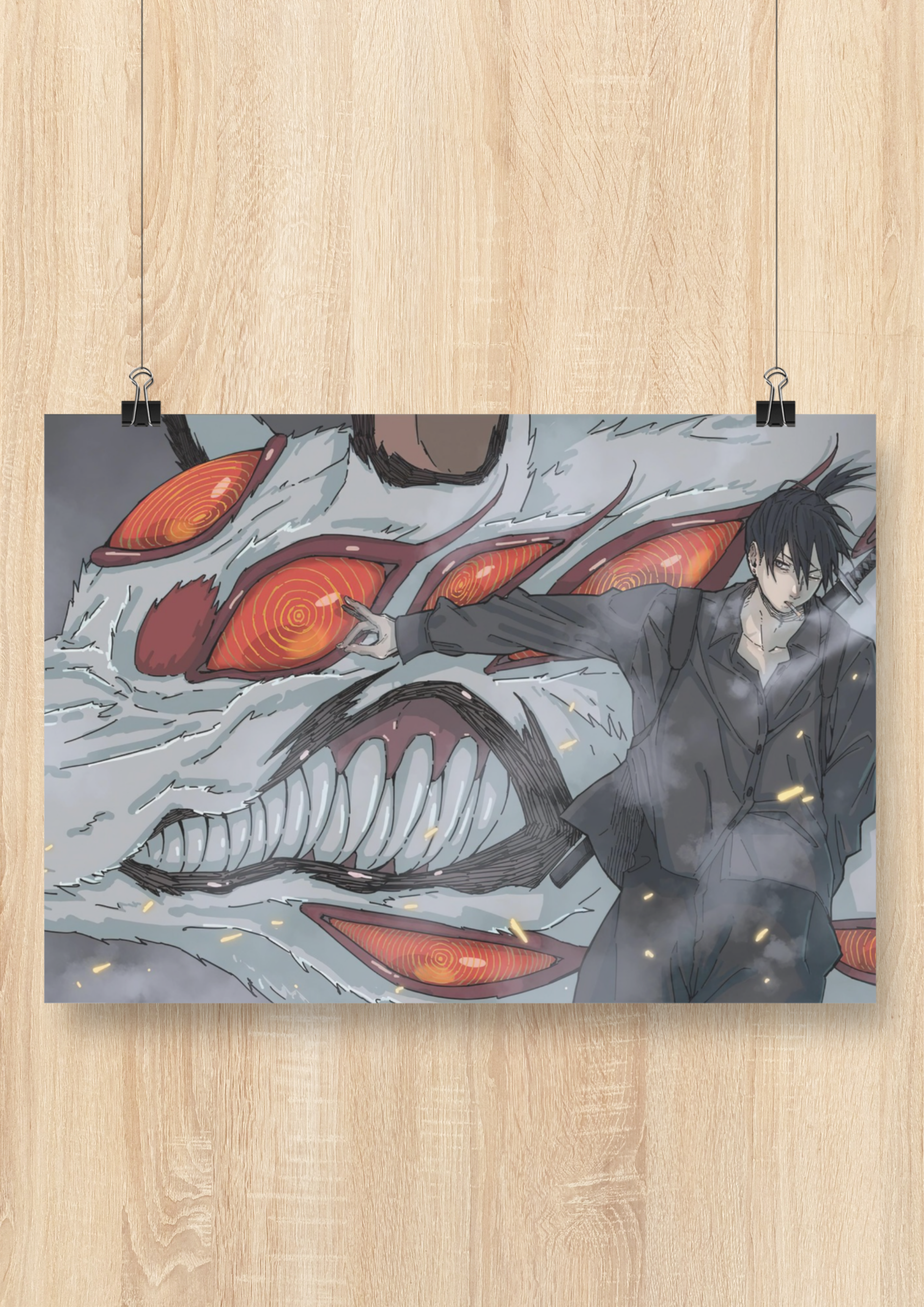 aki-hayakawa-chainsaw-man-poster