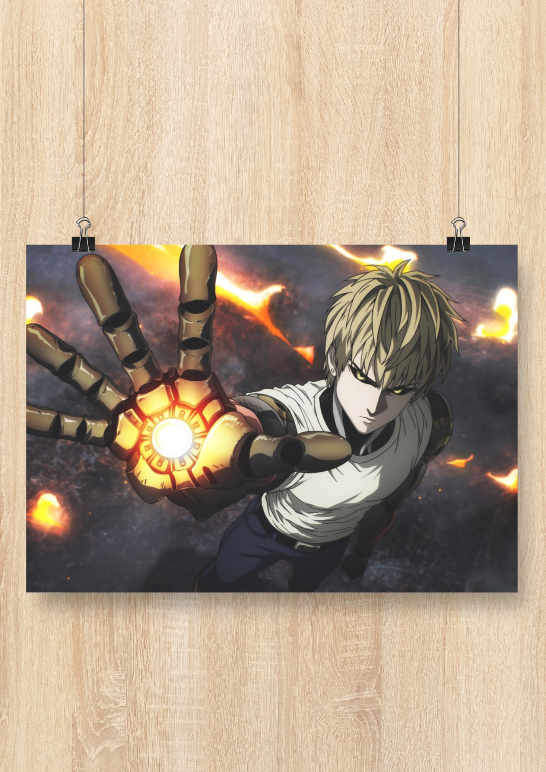 one-punch-man-genos-poster