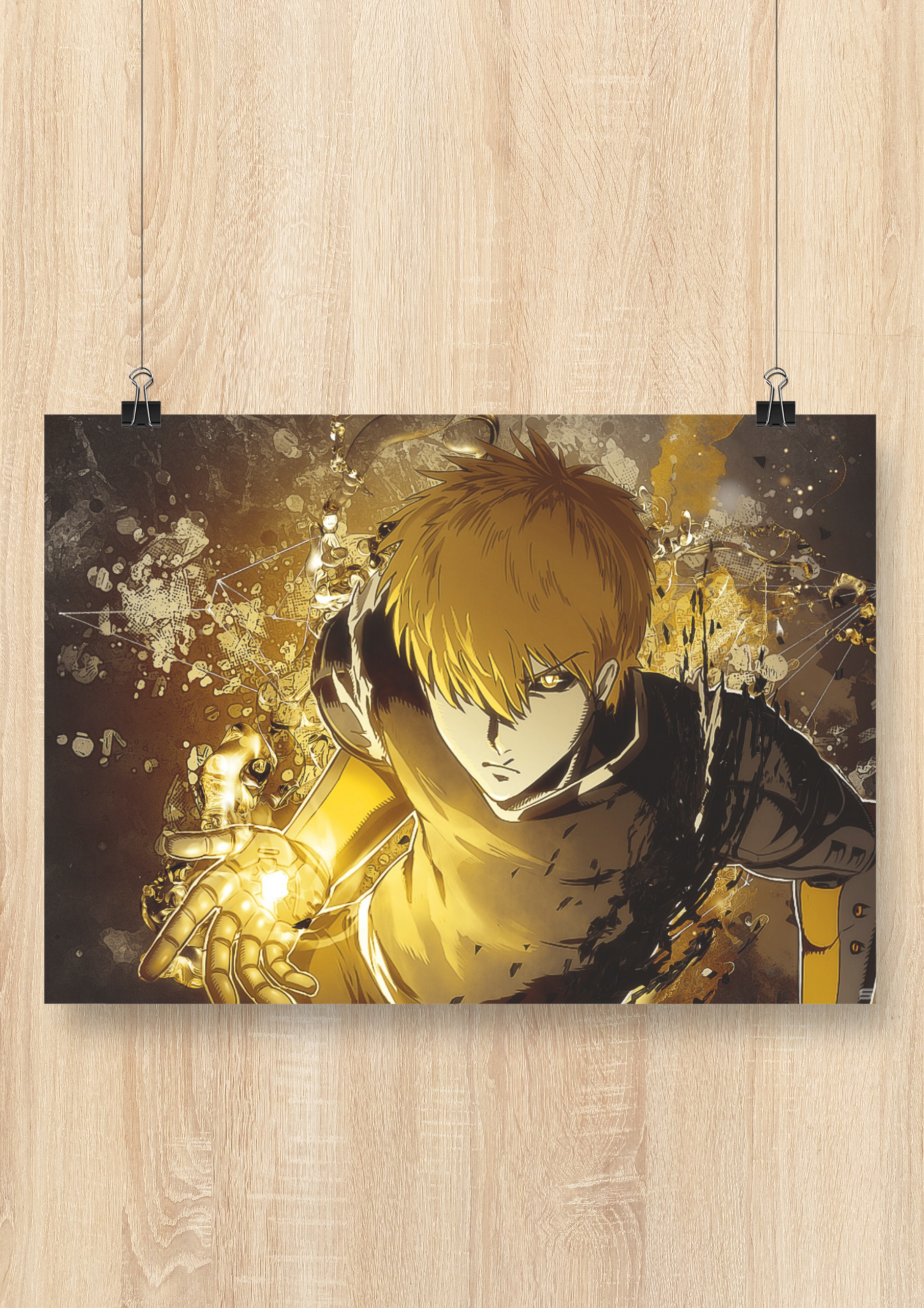 one-punch-man-genos-poster-style-2