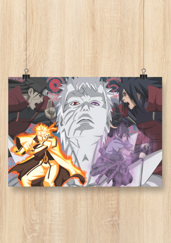 Naruto Shippuden - Madara Uchiha Poster Style 1