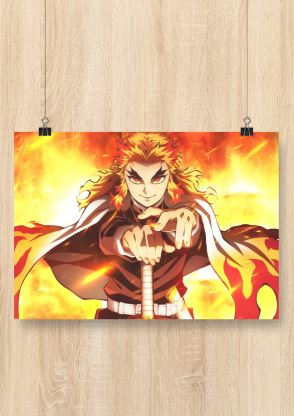Kyojiro Rengoku Poster Demon Slayer