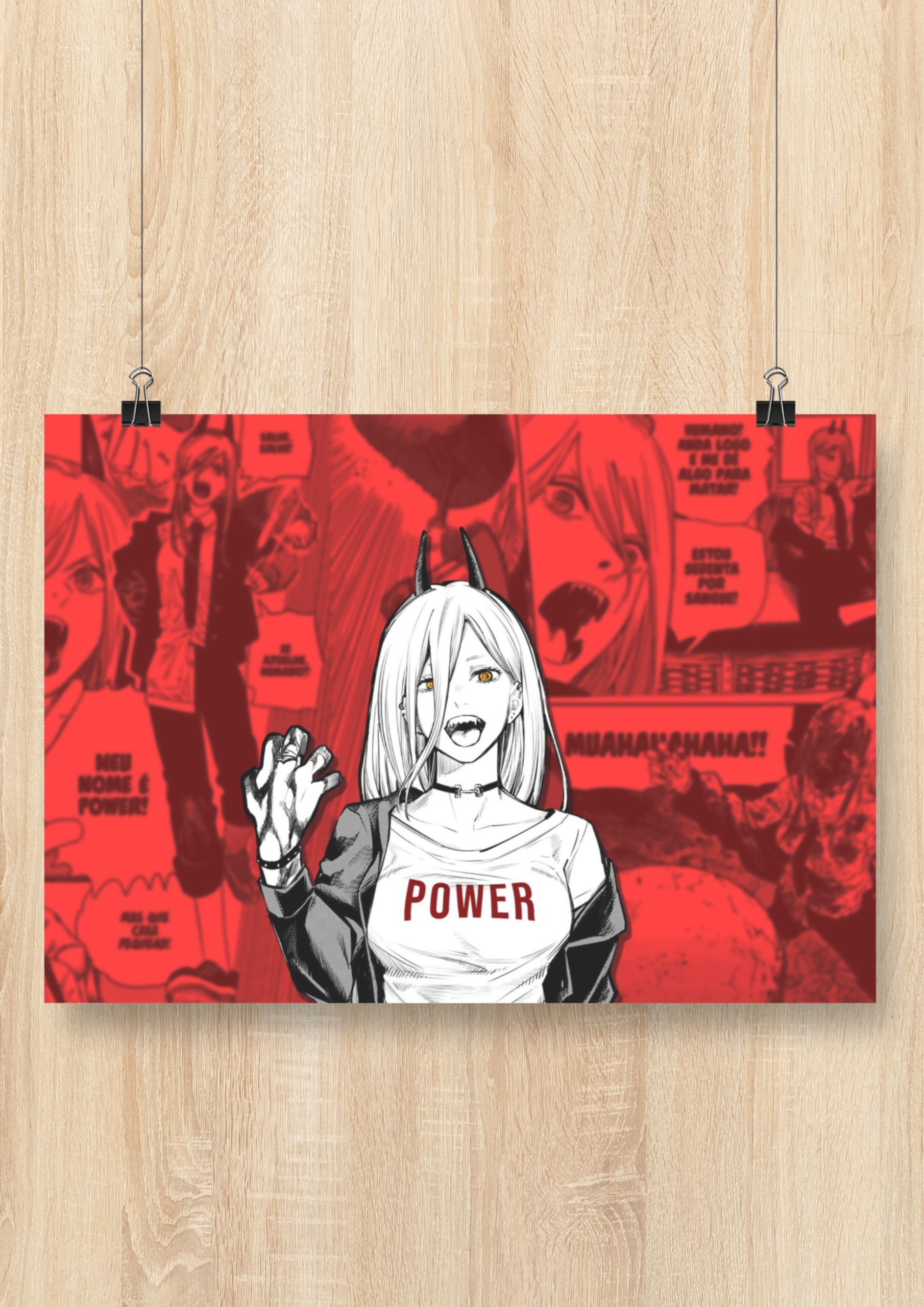 power-style-2-chainsaw-man-poster