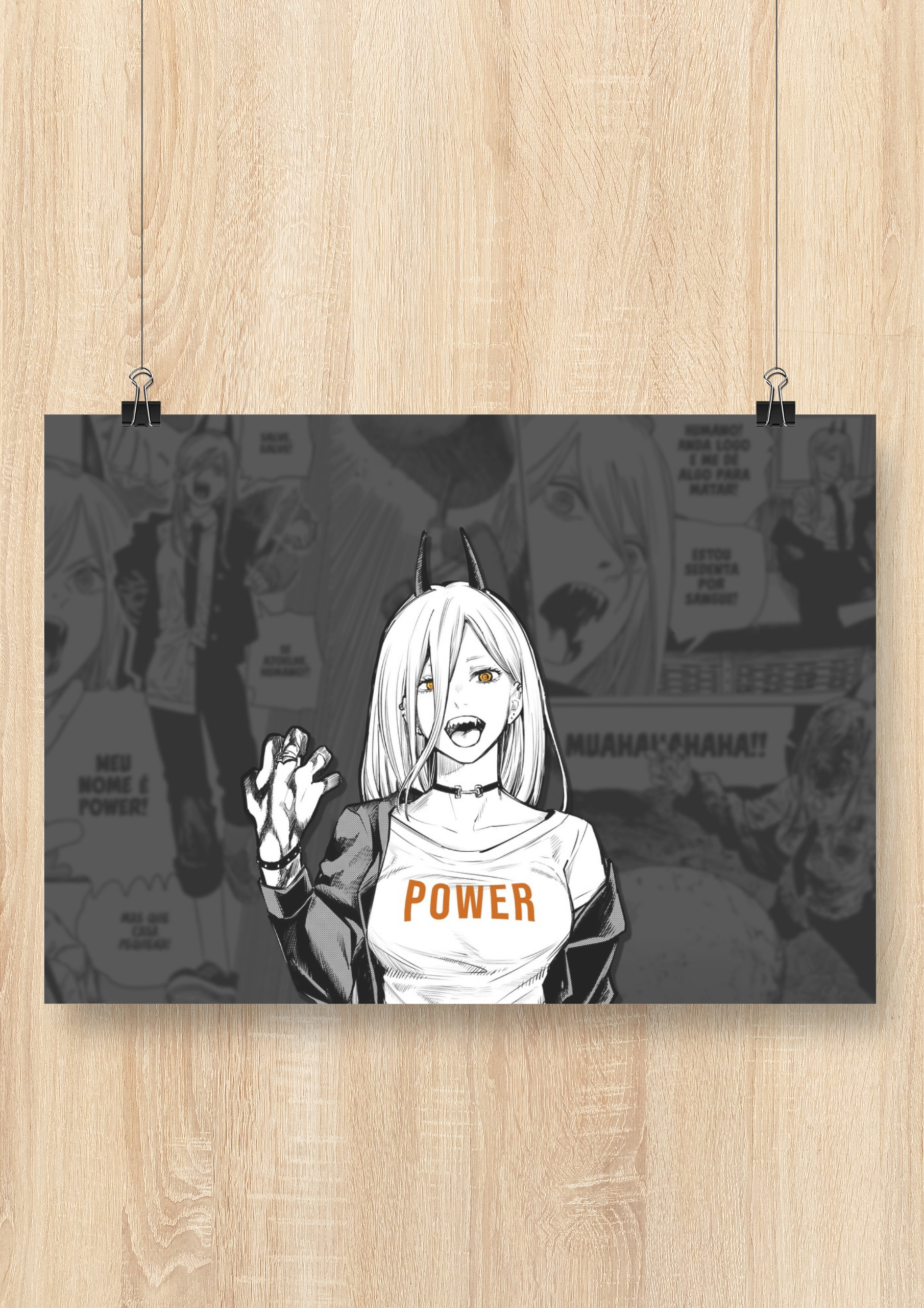 power-style-1-chainsaw-man-poster
