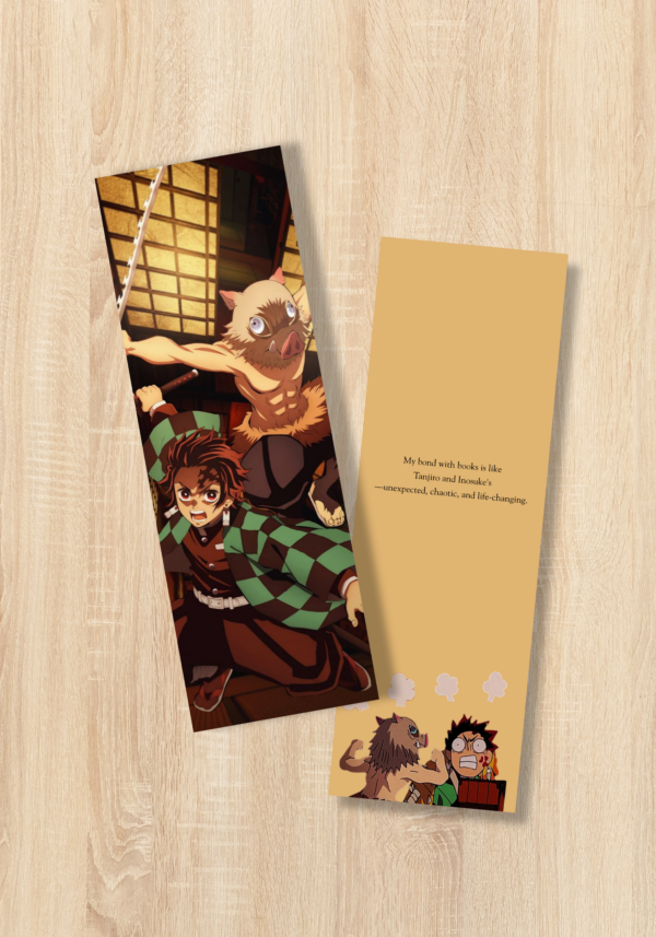 Tanjiro Kamado x Inosuke Hashibira Bookmark
